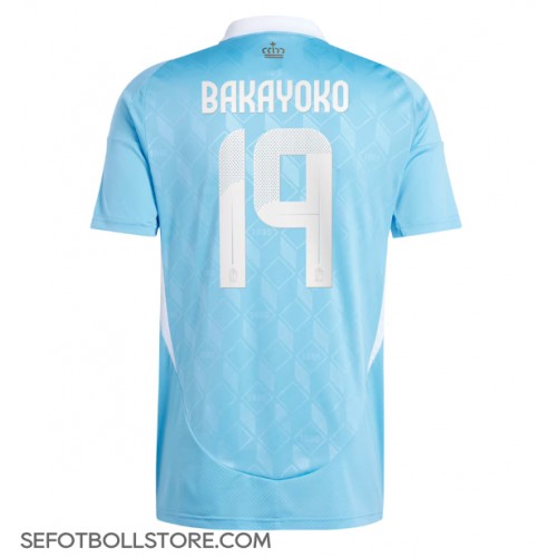 Belgien Johan Bakayoko #19 Replika Bortatröja EM 2024 Kortärmad